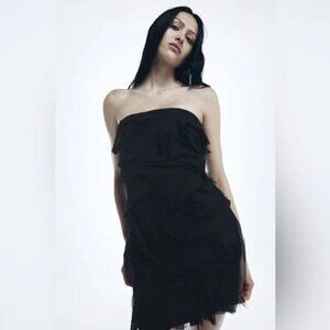 ZARA - Tulle Black Mini Dress